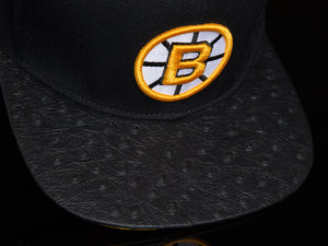 Boston Bruins Ostrich Strapback
