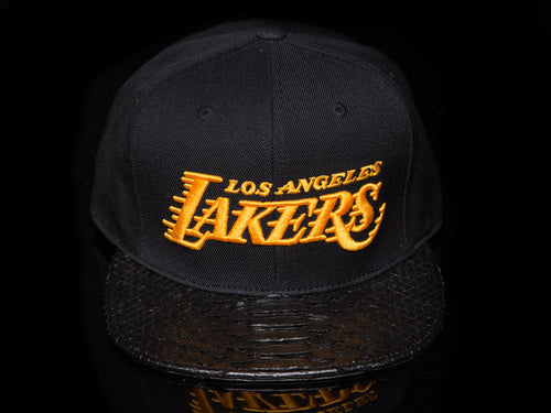 Lakers Snakeskin Strapback