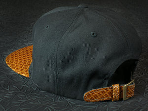 Doses Brown Woven Leather Strapback