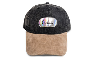 Iridescent Denim Strapback