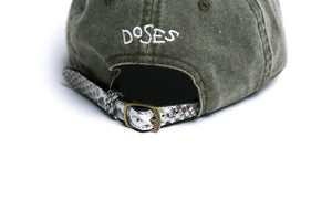 Doses Distressed Snakeskin Strapback