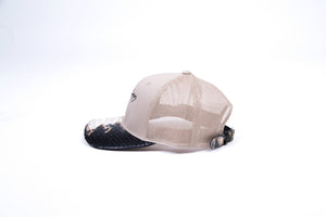 Doses Khaki Mesh Snakeskin Strapback