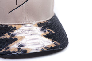 Doses Khaki Mesh Snakeskin Strapback