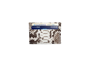 Natural Python Slip Wallet