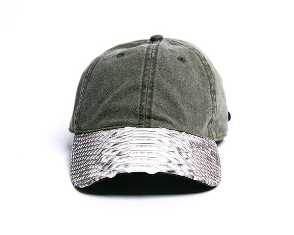 Doses Distressed Snakeskin Strapback