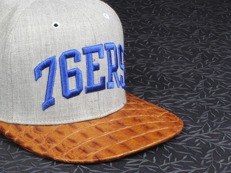 76'ers Alligator Strapback