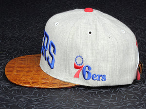 76'ers Alligator Strapback