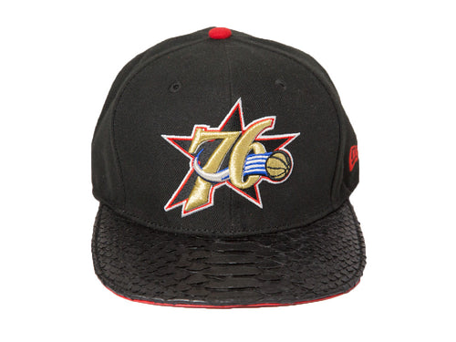 Philadelphia 76ers Snakeskin Strapback