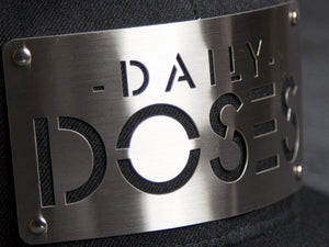 DAILY DOSES STEEL PLATE STRAPBACK