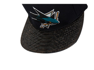 San Jose Sharks Snakeskin Strapback