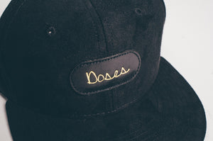 Doses Cursive Suede Strapback *SOLD OUT
