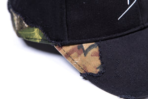Doses Distressed Forest Black Strapback