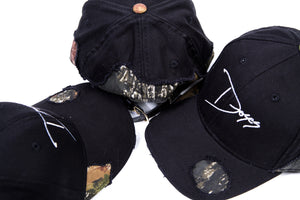 Doses Distressed Forest Black Strapback