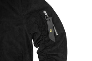 Doses Suede Leather Bomber Jacket