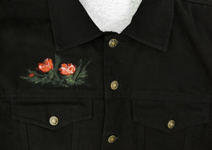 Doses East Meets West Painted Denim Jacket