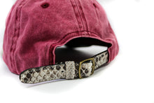 Doses Natural Red Denim Python Strapback
