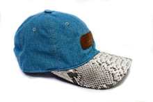 Doses Natural Blue Denim Python Strapback