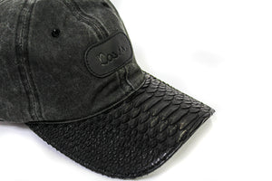 Doses Black Denim Python Strapback