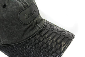 Doses Black Denim Python Strapback