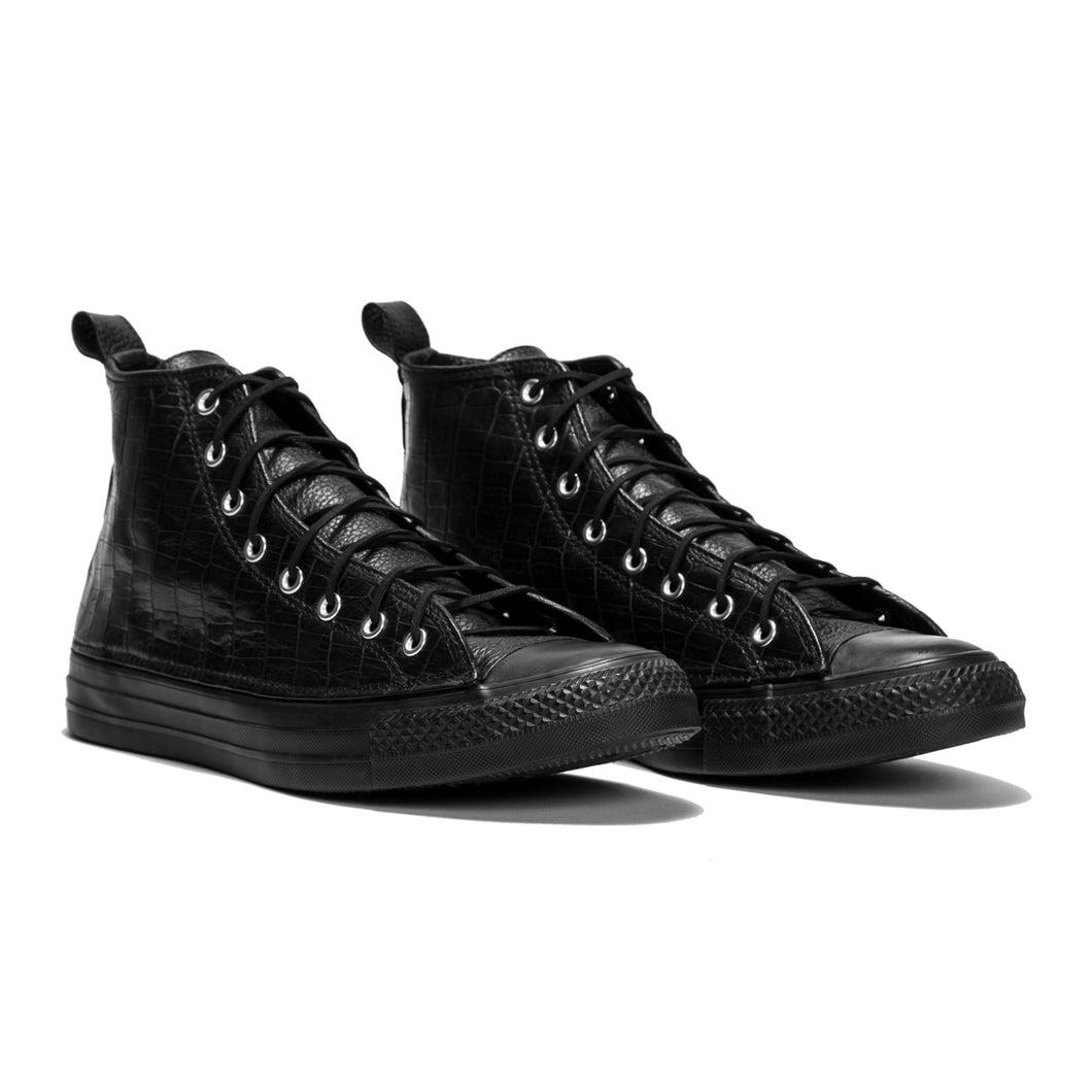 Black Shadow Alligator Converse