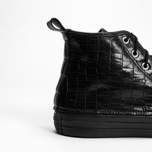 Black Shadow Alligator Converse