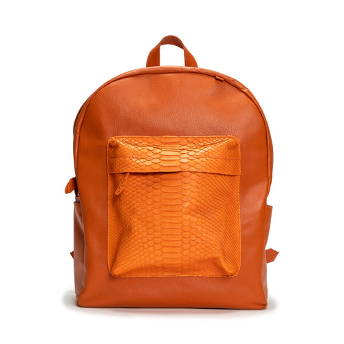 Orange Snake Backpack