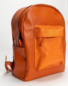 Orange Snake Backpack