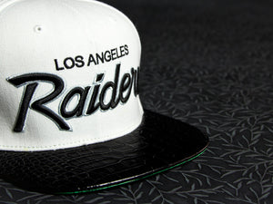 Raiders Alligator Strapback
