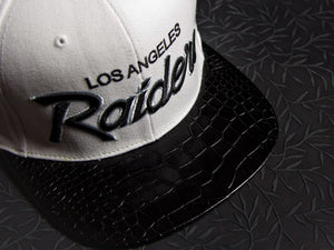 Raiders Alligator Strapback