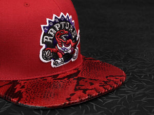 Toronto Raptors Snakeskin Strapback