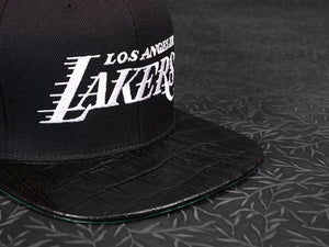 Los Angeles Lakers Alligator Strapback