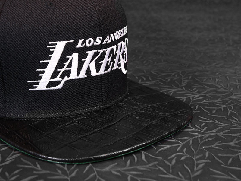 Los Angeles Lakers Alligator Strapback