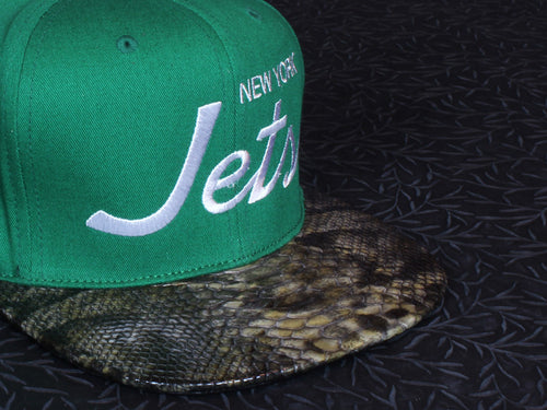 New York Jets Snakeskin Strapback