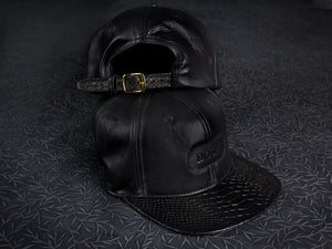 Doses Leather Snakeskin Strapback