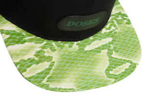 Doses Verde Snakeskin Strapback