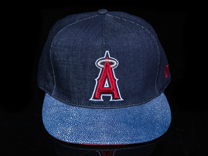 Denim Anaheim Angels Stingray Strapback