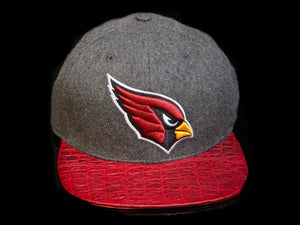 Arizona Cardinals Wool Alligator Strapback