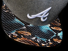 Atlanta Braves Wool Snakeskin Strapback