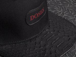 Doses Hades Ribbed Snakeskin Strapback