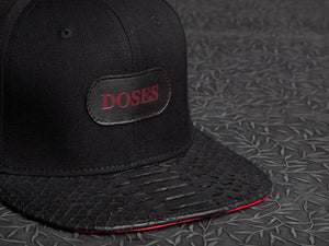 Doses Hades Ribbed Snakeskin Strapback