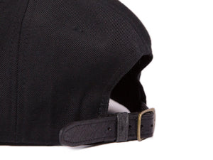 Doses Black Ostrich Strapback