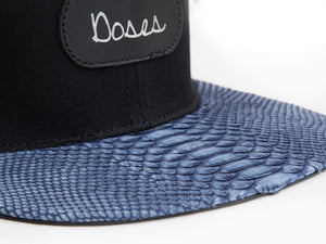 Doses Nubuck Snakeskin Strapback
