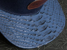 Doses Sapphire Ribbed Snakeskin Strapback