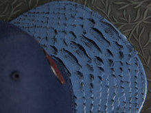 Doses Sapphire Ribbed Snakeskin Strapback