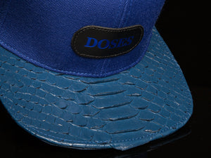 Doses Royal Blue Snakeskin Strapback
