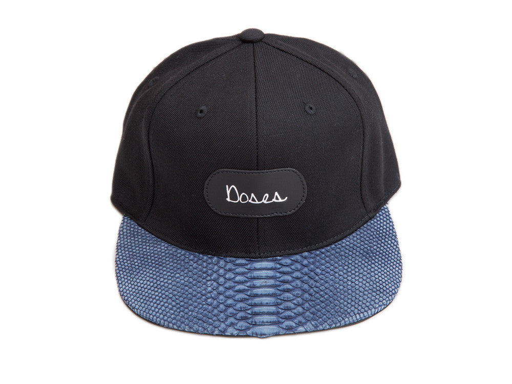 Doses Nubuck Snakeskin Strapback