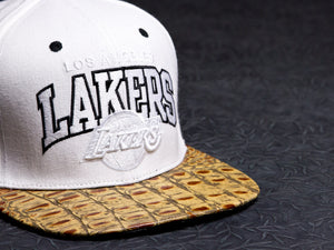 Los Angeles Lakers Alligator Strapback