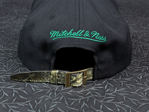 Boston Celtics Snakeskin Strapback