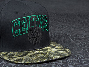 Boston Celtics Snakeskin Strapback