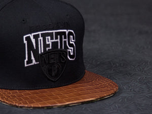 Brooklyn Nets Alligator Camo Strapback